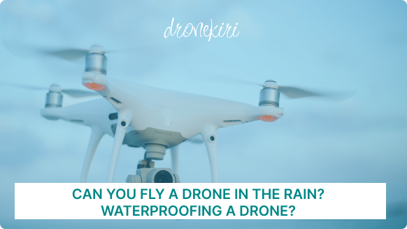 Can You Fly A Drone In The Rain?